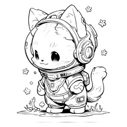 Котёнок космонавт