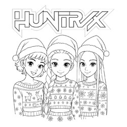 Хантрикс в Рождественских свитерах