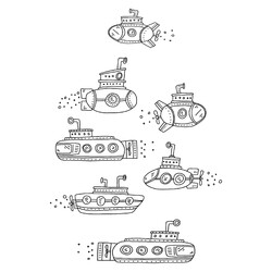 Много подводных лодок