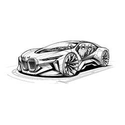 Раскраска BMW Vision EfficientDynamics