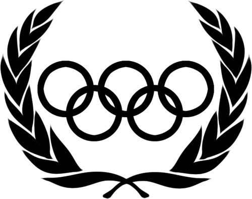 Раскраска олимпийские кольца