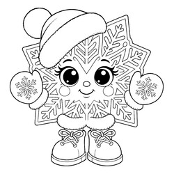 Милая снежинка