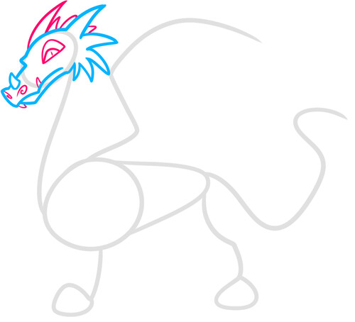 Как нарисовать дракона для начинающих 4