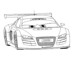 Раскраска Тачка Audi