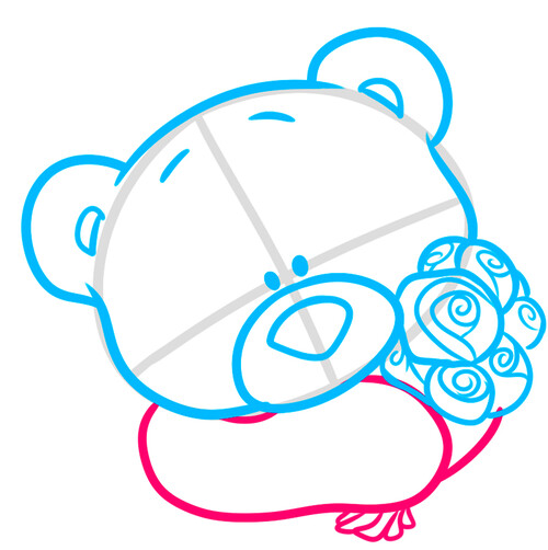 Как нарисовать мишку Тедди 5