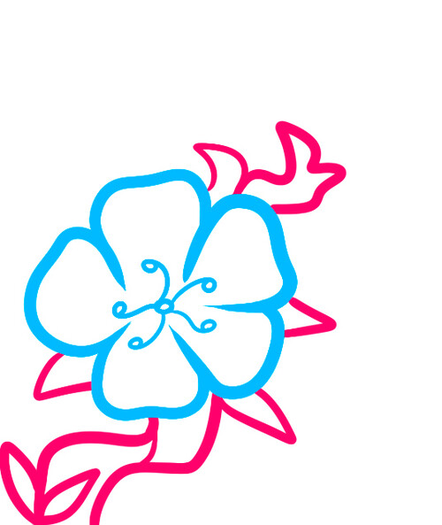 Как нарисовать цветок вишни 3