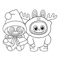 Лабубу на Новый год