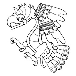 Раскраска Сказочный орел