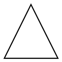 Раскраска Треугольник для самых маленьких