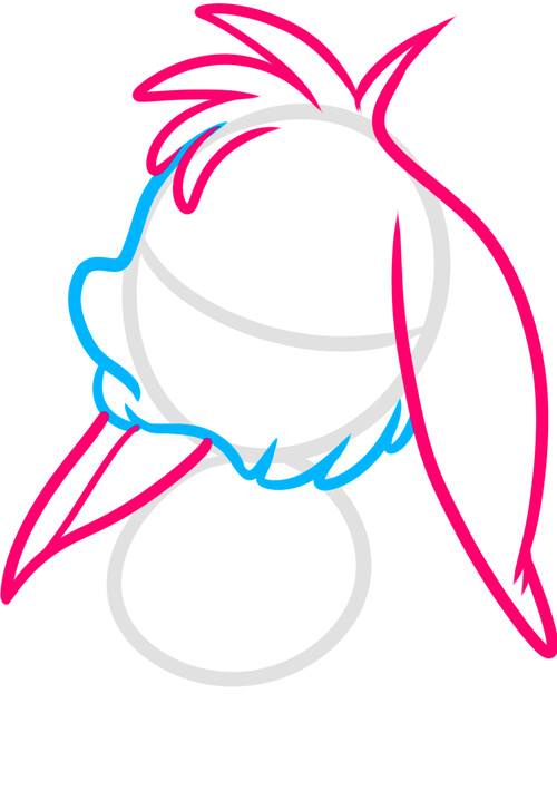 Как нарисовать чиби Кролика 3