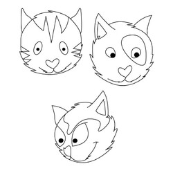 Раскраска Три кота