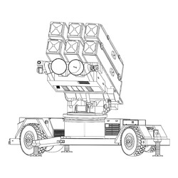 Детализированная зенитно-ракетная пусковая установка