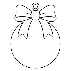 Простой новогодний шар