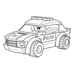 Полицейская машина Лего