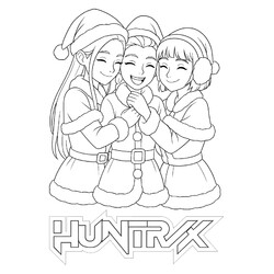 Мира, Руми и Зои на Новый год