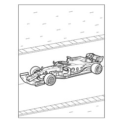 Раскраска Феррари на Формуле-1
