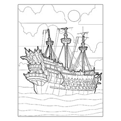 Пиратский корабль Чёрная жемчужина