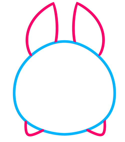 Как нарисовать Пятачка из Disney Tsum Tsum 2