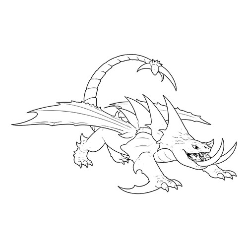 Раскраска Смертохват