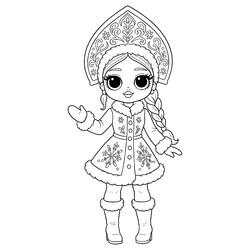 ЛОЛ ОМГ Снегурочка