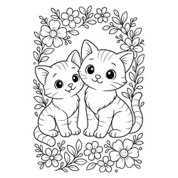 Два милых котенка