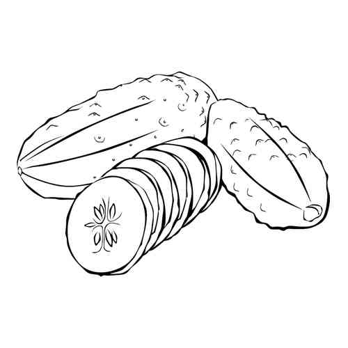 Раскраски овощи