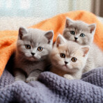 Коты, кошки и котята