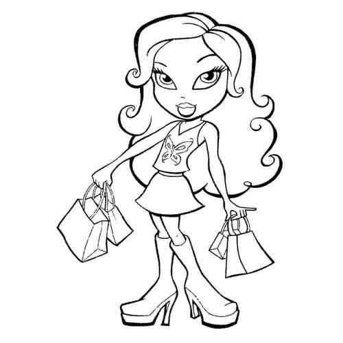 Раскраска Парень Bratz распечатать или скачать