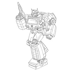 Раскраска Автобот Рэтчет