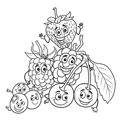 Мультяшные ягоды