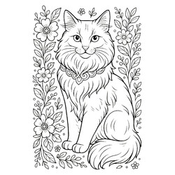 Породистая кошка