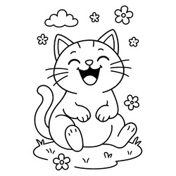 Веселый кот