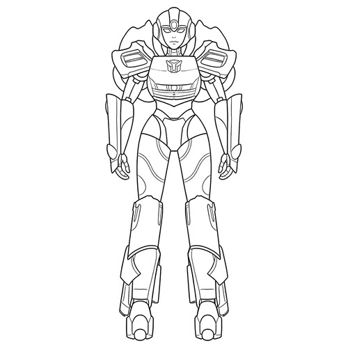 Раскраска Автобот Арси (Сингулярная вселенная)