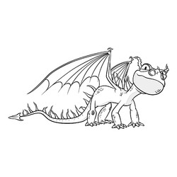 Раскраска Малыш Злобного Змеевика