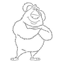 Раскраска Детектив Финник