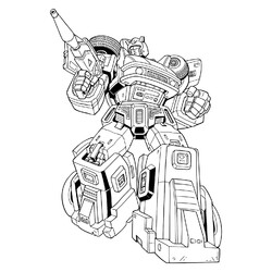 Раскраска Трансформер автобот Джаз