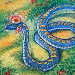 Сказка Голубая змейка