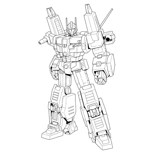 Раскраска Автобот Ультра Магнус