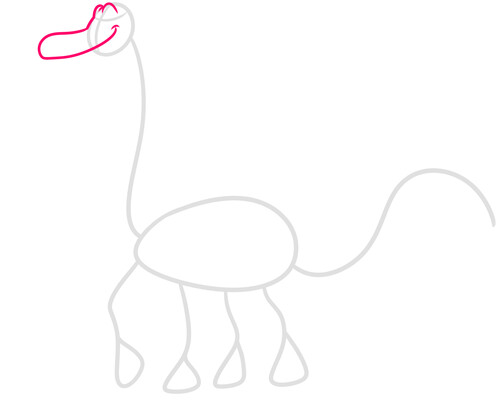Как нарисовать динозавра Арло 2