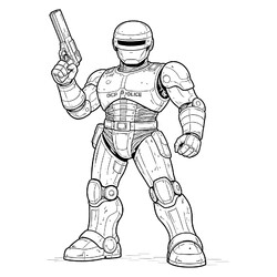 Раскраска Робокоп