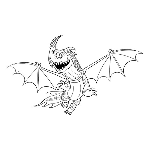 Раскраска Ночная Жуть