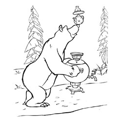 Медведь и самовар