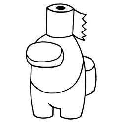 Амонг Ас Туалетная бумага