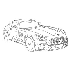 Мерседес Бенц AMG GT C Edition 50
