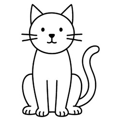 Схематический кот