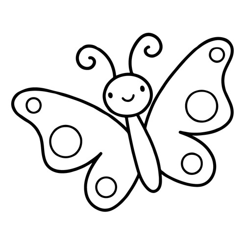 Бабочка для малышей