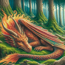 Аудиосказка Огненный дракон