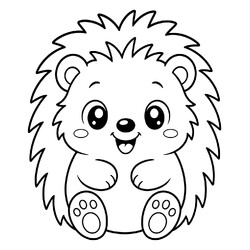 Кавайный ёжик