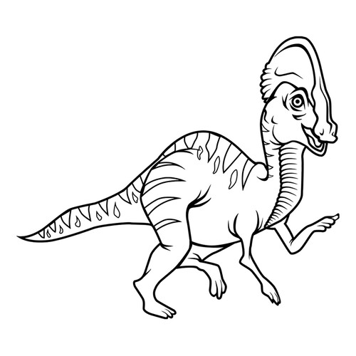 Раскраска Коритозавр