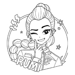 Аниме портрет Руми